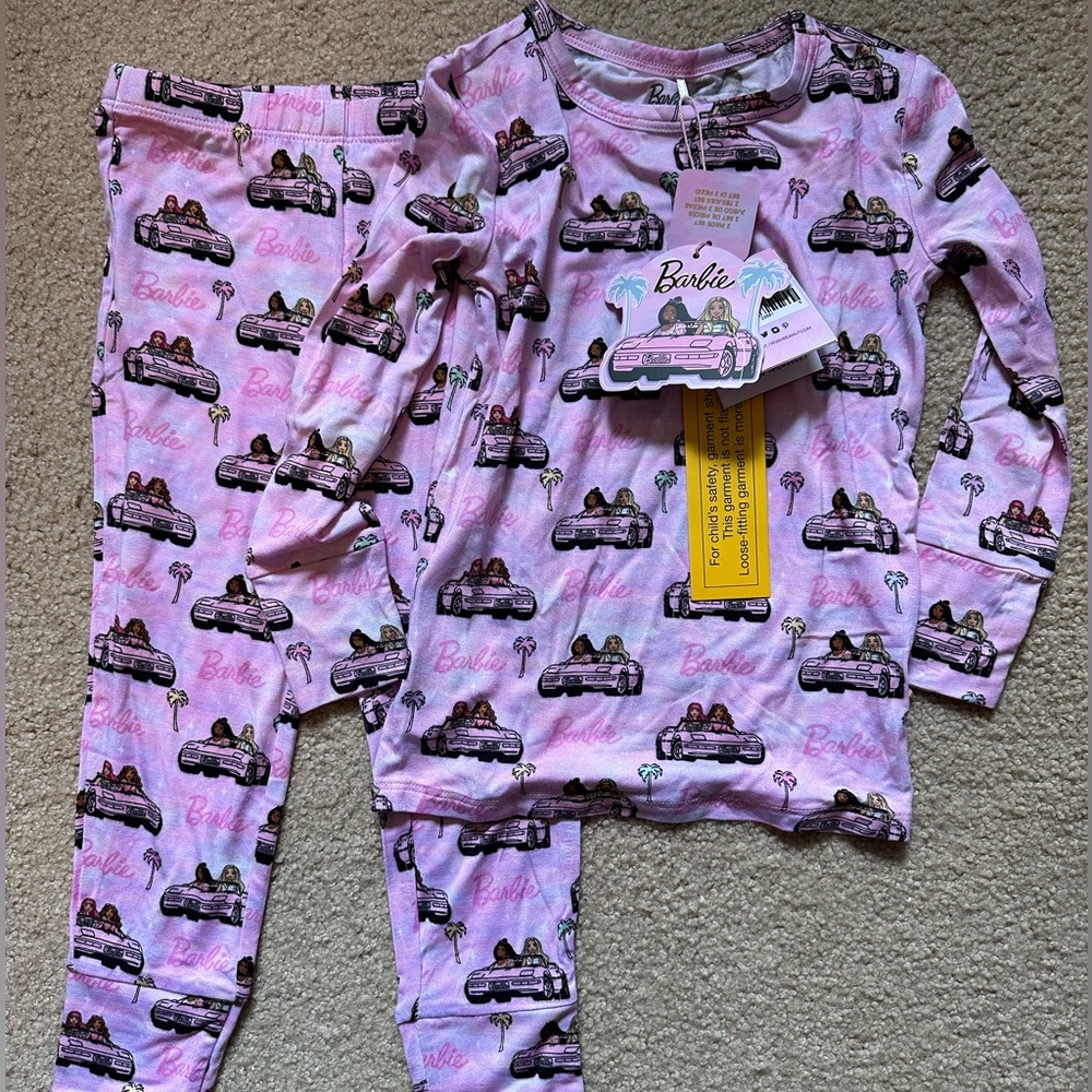 Posh Peanut x Barbie pajamas